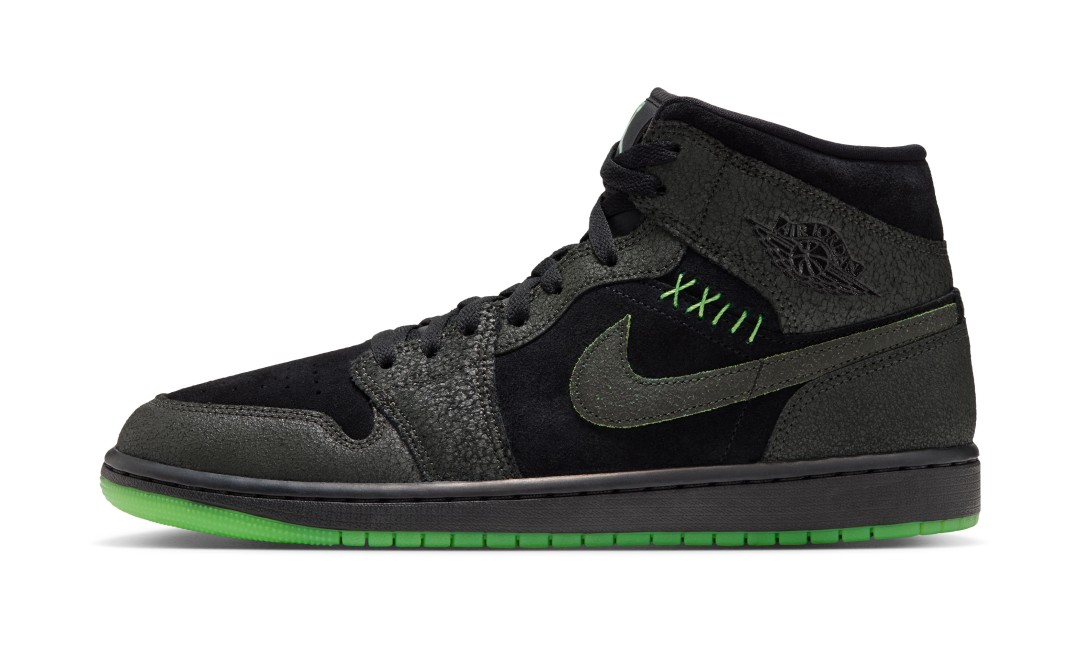 【2026年 10月 発売予定】NIKE AIR JORDAN 1 MID SE “Halloween/Black/Scream Green” (ナイキ エア ジョーダン ミッド “ハロウィン/ブラック/スクリームグリーン”) [IQ5492-001]
