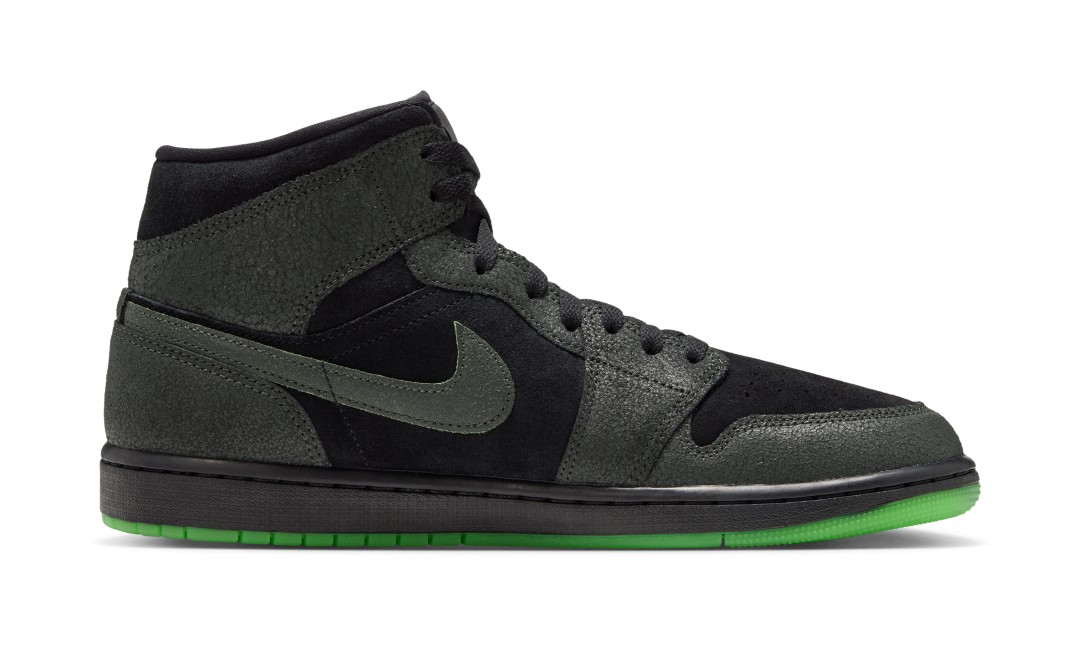 【2026年 10月 発売予定】NIKE AIR JORDAN 1 MID SE “Halloween/Black/Scream Green” (ナイキ エア ジョーダン ミッド “ハロウィン/ブラック/スクリームグリーン”) [IQ5492-001]