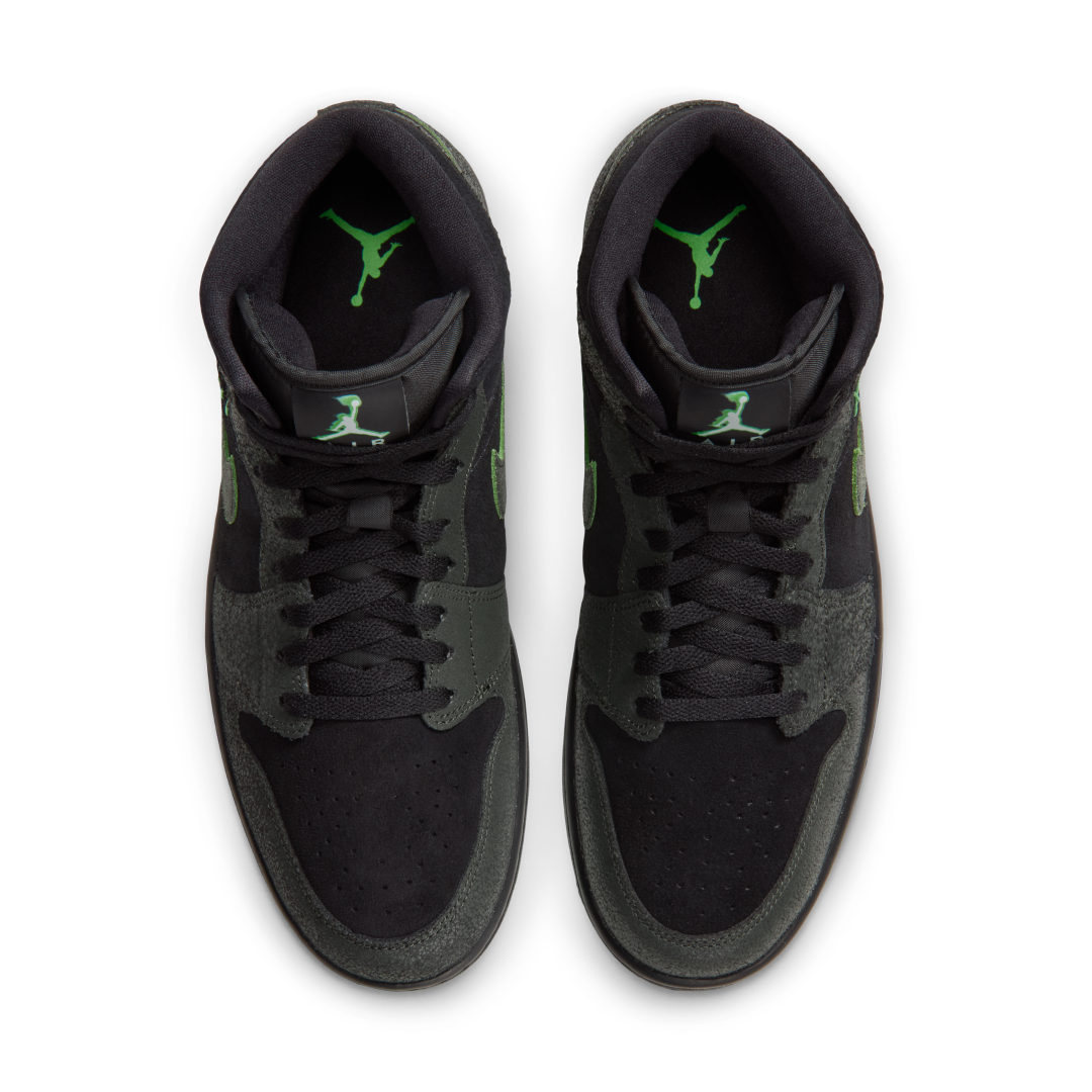 【2026年 10月 発売予定】NIKE AIR JORDAN 1 MID SE “Halloween/Black/Scream Green” (ナイキ エア ジョーダン ミッド “ハロウィン/ブラック/スクリームグリーン”) [IQ5492-001]