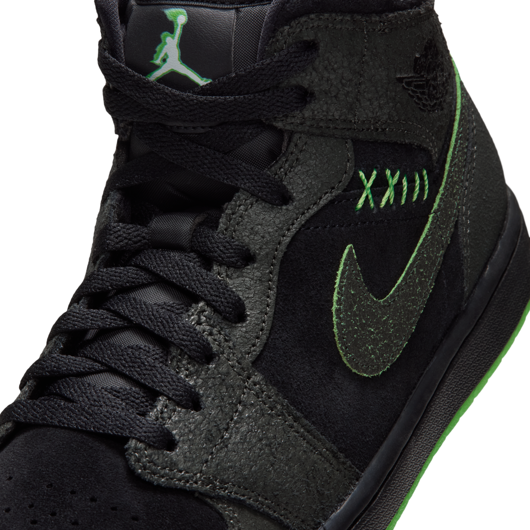 【2026年 10月 発売予定】NIKE AIR JORDAN 1 MID SE “Halloween/Black/Scream Green” (ナイキ エア ジョーダン ミッド “ハロウィン/ブラック/スクリームグリーン”) [IQ5492-001]
