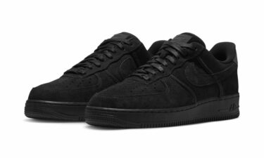 【2026年 10/26 発売】NIKE AIR FORCE 1 07 LOW “Black Suede/Anthracite” (ナイキ エア フォース ロー “ブラックスエード/アンスラサイト”) [IV3472-002]