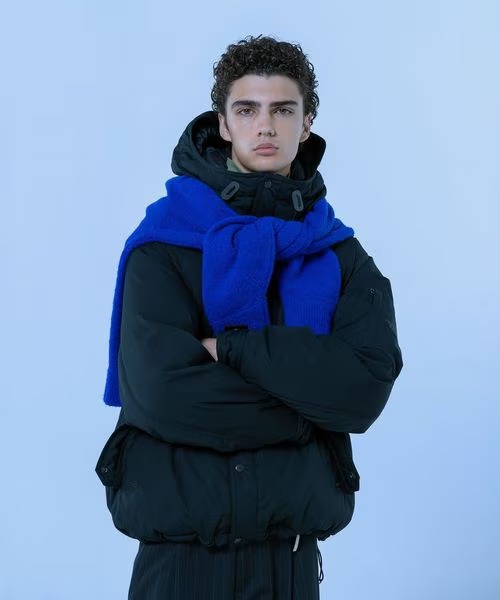monkey time for THE NORTH FACE PURPLE LABEL “65/35 Short Down